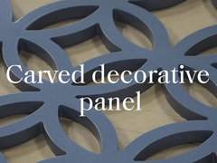 Painéis decorativos esculpidos