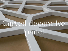 Painéis decorativos esculpidos