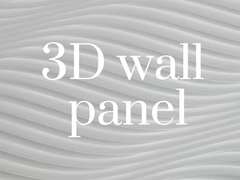 Resistência à umidade Painéis de parede decorativos 3D Painel de MDF Design tridimensional