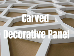 Painéis decorativos esculpidos