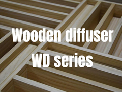 Difusor acústico QRD de madeira de forma quadrada com dispersão de som aprimorada para estúdio