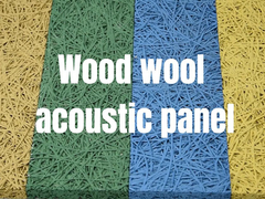 Alta resistência ao impacto Painéis de parede acústicos de lã de madeira de forma hexagonal para decoração de hotel