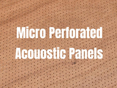 Painéis de MDF micro-perforados absorvedores de som e painéis de parede decorativos