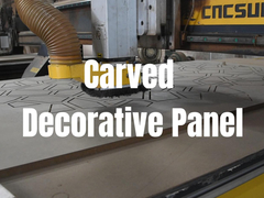 Painel decorativo esculpido
