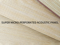 Painéis de parede de absorção sonora para interiores, micro-perforação, certificados CE FSC