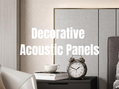 Painéis acústicos decorativos portáteis e leves acabamento de tecido