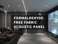 E1 Grade Eco Friendly Fabric Painéis acústicos insonorizados 25mm 50mm espessura