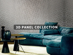 Painéis de facas decorativas em relevo de design 3D para decoração doméstica e uso de escritório