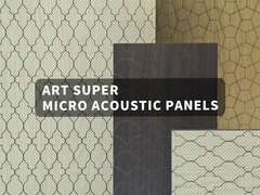 Painel acústico super micro-perfurado para absorção de som e apelo de luxo