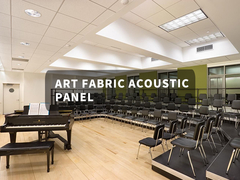 Painel acústico de fibra de alta densidade sem poeira para escolas e estúdios