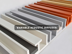 Painéis de difusão acústica variável de engenharia de precisão para distribuição óptima do som
