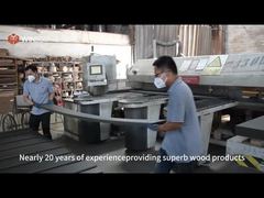 painel acústico de lajes de madeira