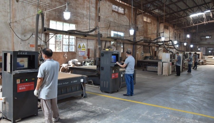 Guangzhou Wuyang Yiguan Acoustic Materials Co., Ltd. linha de produção do fabricante