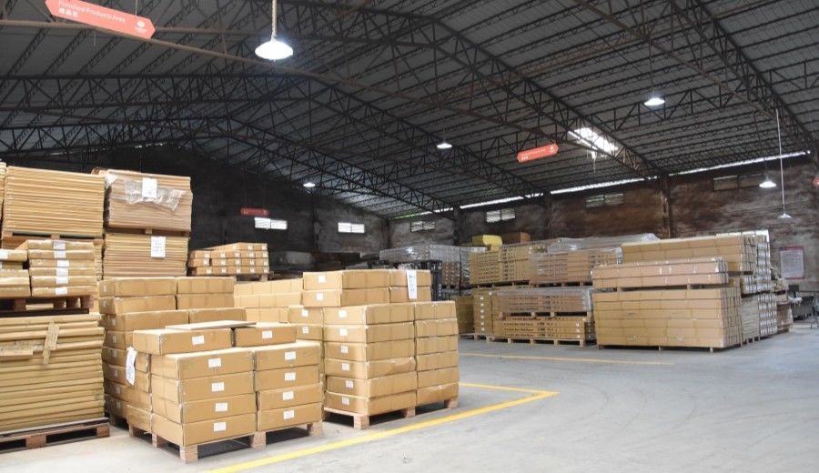 Guangzhou Wuyang Yiguan Acoustic Materials Co., Ltd. linha de produção do fabricante