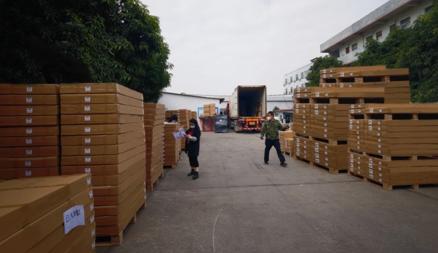 Guangzhou Wuyang Yiguan Acoustic Materials Co., Ltd. linha de produção do fabricante