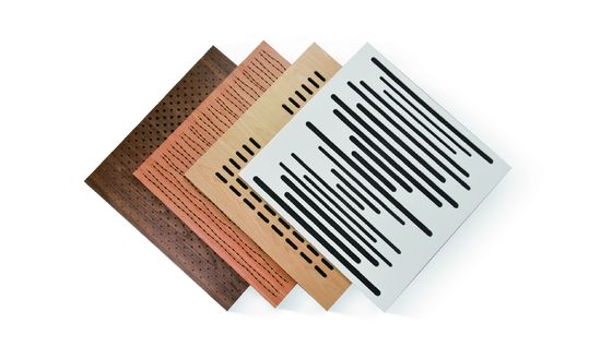Painéis de som artísticos acústicos decorativos de 12 mm e 15 mm para teto e parede
