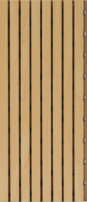 Painéis de parede de madeira acústica de 15 mm, 18 mm e 21 mm para decoração de absorção de som