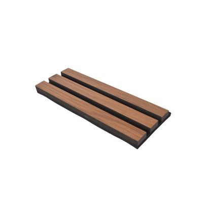 Cobertura de melamina Painéis de madeira acústica de laje 2400mm, painéis de parede acústicos de laje OEM