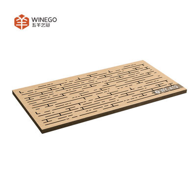 Painéis de absorção de som acústico artístico de 12 mm e 15 mm, redução de ruído, resistentes ao fogo