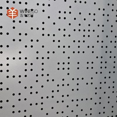 Design Estética Painel Acústico Perforado de Alumínio Para centro comercial