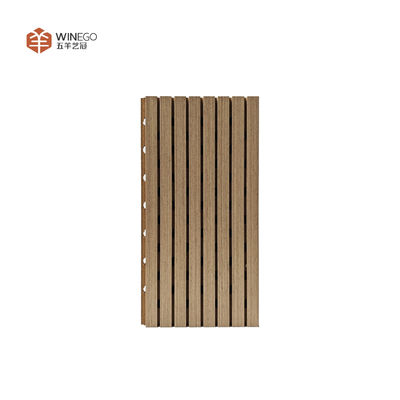 E0 Protecção do ambiente Painéis acústicos com ranhuras em projetos contemporâneos